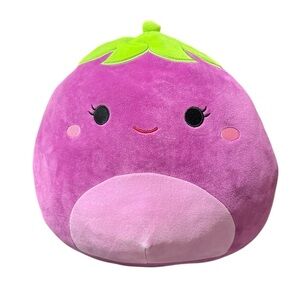 Squishmallows Glena Eggplant 12" Plush Toy Vegetable